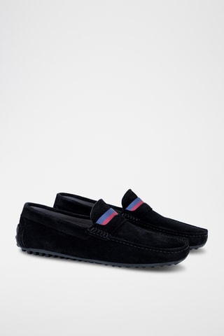 Nubuck Mocassins Semipo - Zwart