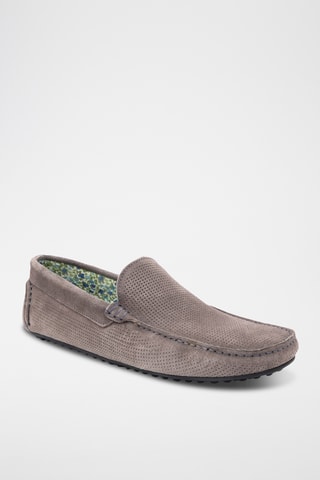 Nubuck Mocassins Semisa - Lichtgrijs