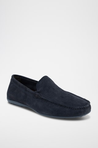 Nubuck Mocassins Sinfen - Marineblauw