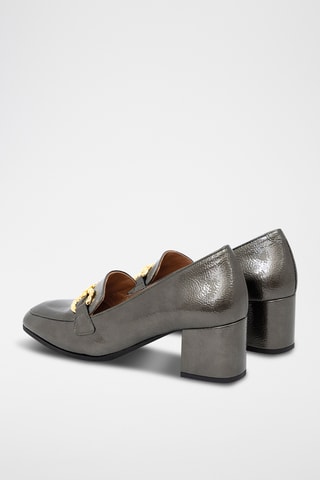 Lakleren Pumps Chelin - Lichtgrijs