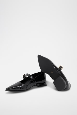 Lakleren Mary Janes Chimy - Zwart