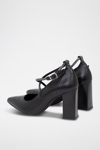 Leren Pumps Daisy - Zwart