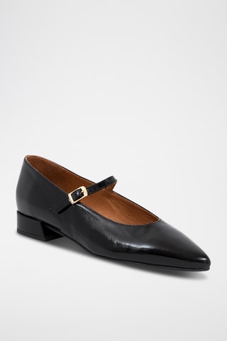 Lakleren Mary Janes met Hak Dana - Zwart