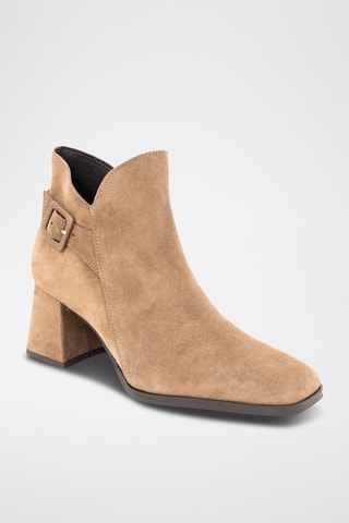 Nubuck Enkellaarzen Selila - Taupe