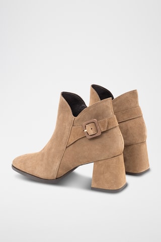 Nubuck Enkellaarzen Selila - Taupe