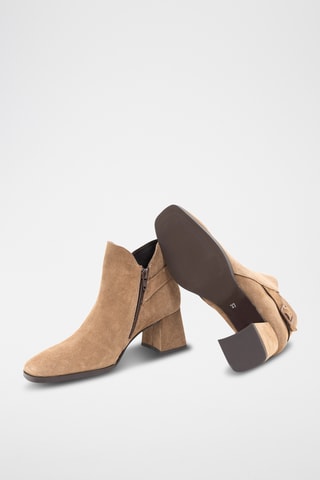 Nubuck Enkellaarzen Selila - Taupe