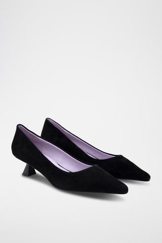 Nubuck Pumps Soke - Zwart