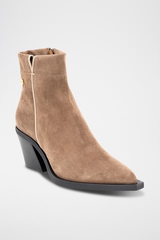 Nubuck Enkellaarzen Soton - Taupe