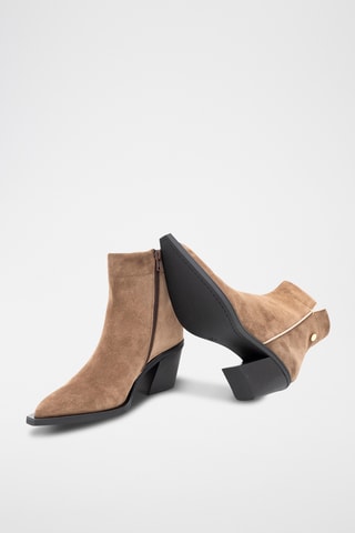 Nubuck Enkellaarzen Soton - Taupe