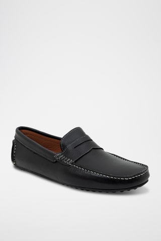 Leren Mocassins Benkor - Zwart