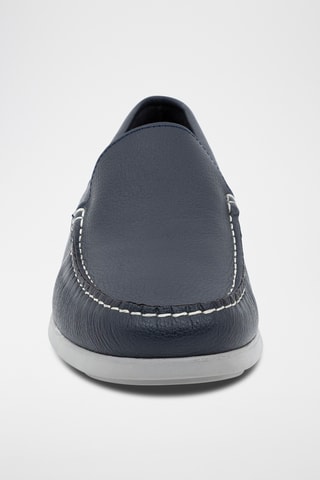 Leren Mocassins Bento - Marineblauw