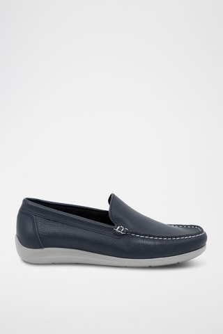 Leren Mocassins Bento - Marineblauw