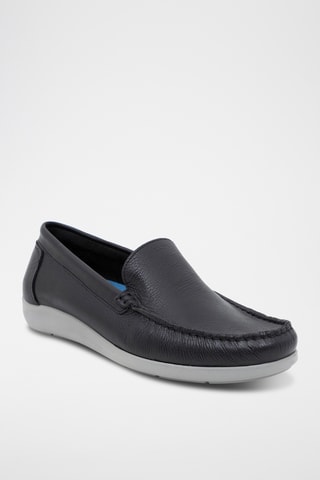 Leren Mocassins Bento - Zwart