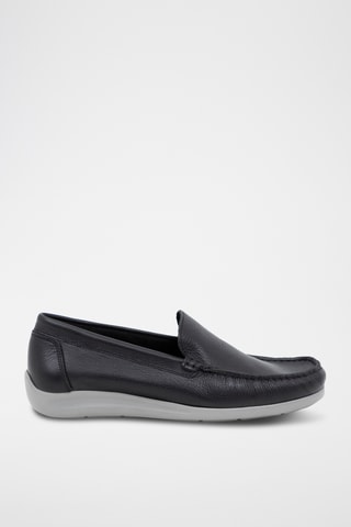 Leren Mocassins Bento - Zwart