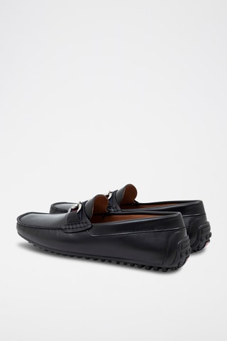 Leren Mocassins Berak - Zwart