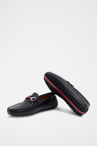 Leren Mocassins Berak - Zwart