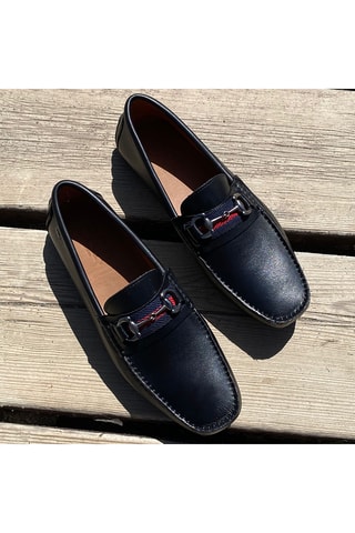 Leren Mocassins Berak - Zwart