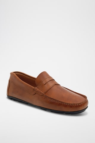 Leren Mocassins Bhome - Lichtbruin