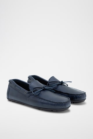 Leren Bootschoenen Elazo - Marineblauw