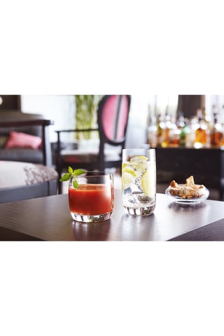 6 verres bas en cristallin Vigne 37 cl