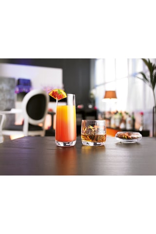 6 verres bas en cristallin Vigne 37 cl
