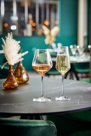 6 flûtes en cristallin Distinction 23 cl