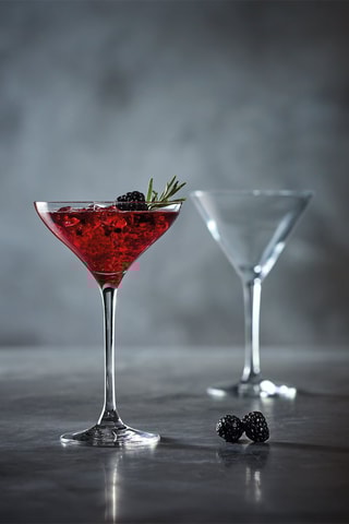 6 verres en cristallin Champagne 30 cl