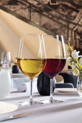 6 verres à pied en cristallin Séquence  74 cl