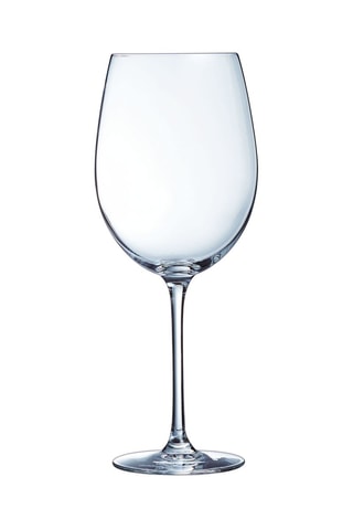 6 verres à pied en cristallin Cabernet  75 cl