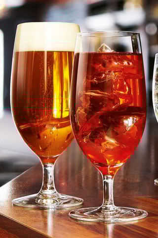 6 verres à pied en cristallin Cabernet  47 cl