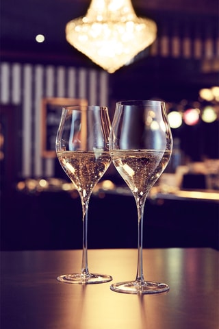 6 flûtes en cristallin Exaltation 35 cl 