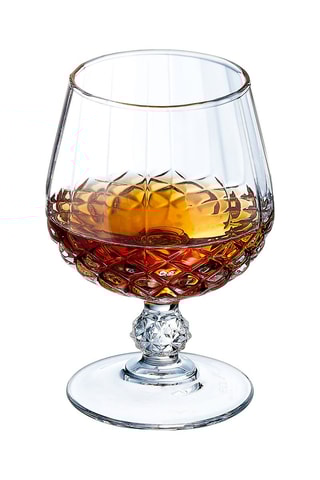 6 verres à pied en verre ultra transparent Longchamp - 32 cl