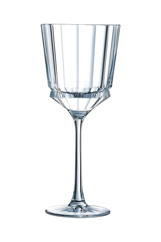 6 verres à pied en verre ultra transparent Macassar - 25 cl