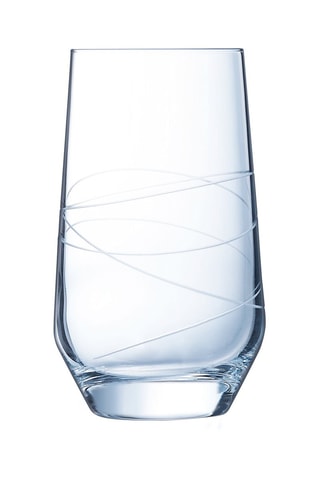 6 verres en cristallin Abstraction  40 cl