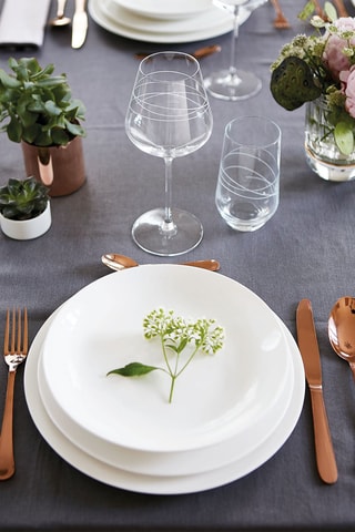 6 verres en cristallin Abstraction  40 cl