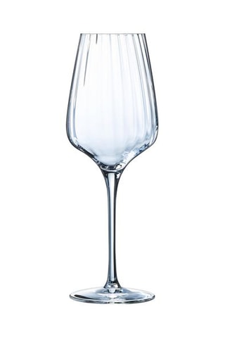 6 verres à pied en cristallin Symétrie 35 cl
