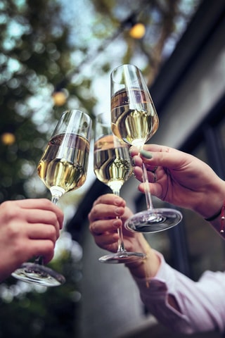 6 verres à pied en cristallin Symétrie - 45 cl