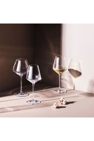 6 verres à pied en cristallin Symétrie - 35 cl
