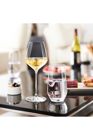 6 verres à pied en cristallin Symétrie - 35 cl