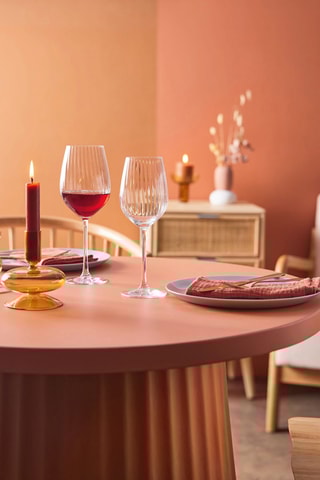 6 flûtes en cristallin Séquence - 17 cl