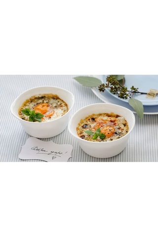 4 ramequins en verre opale Smart Cuisine - 12 cm