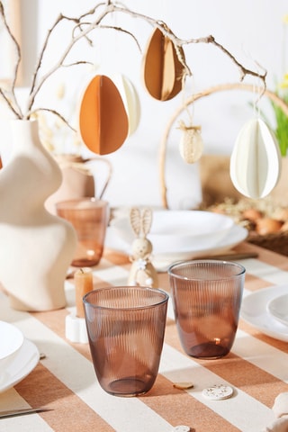 6 verres à eau Concepto Stripy - 31 cl
