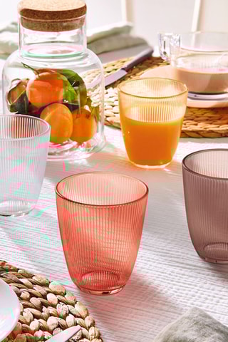6 verres à eau Concepto Stripy - 31 cl