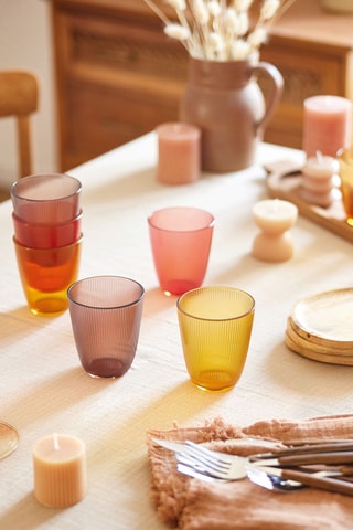 6 verres à eau Concepto Stripy - 31 cl