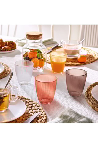 6 verres à eau Concepto Stripy - 31 cl