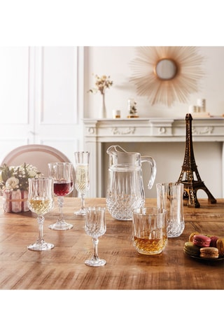 4 verres à pied Longchamp - 25 cl