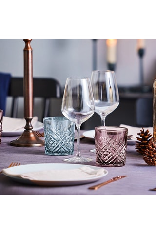6 verres à pied en cristallin Reveal Up - 30 cl