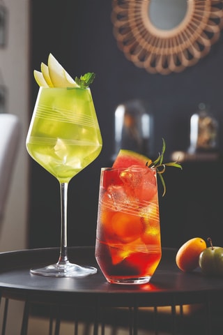 8 verres à pied Intense - 47 cl