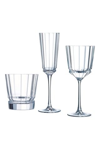 Service de verres Macassar - 18 pièces