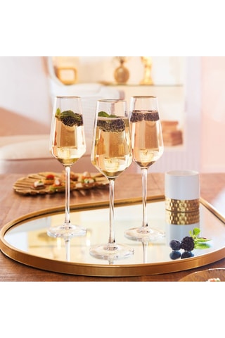Service de verres Ultime Bord Or - 16 pièces